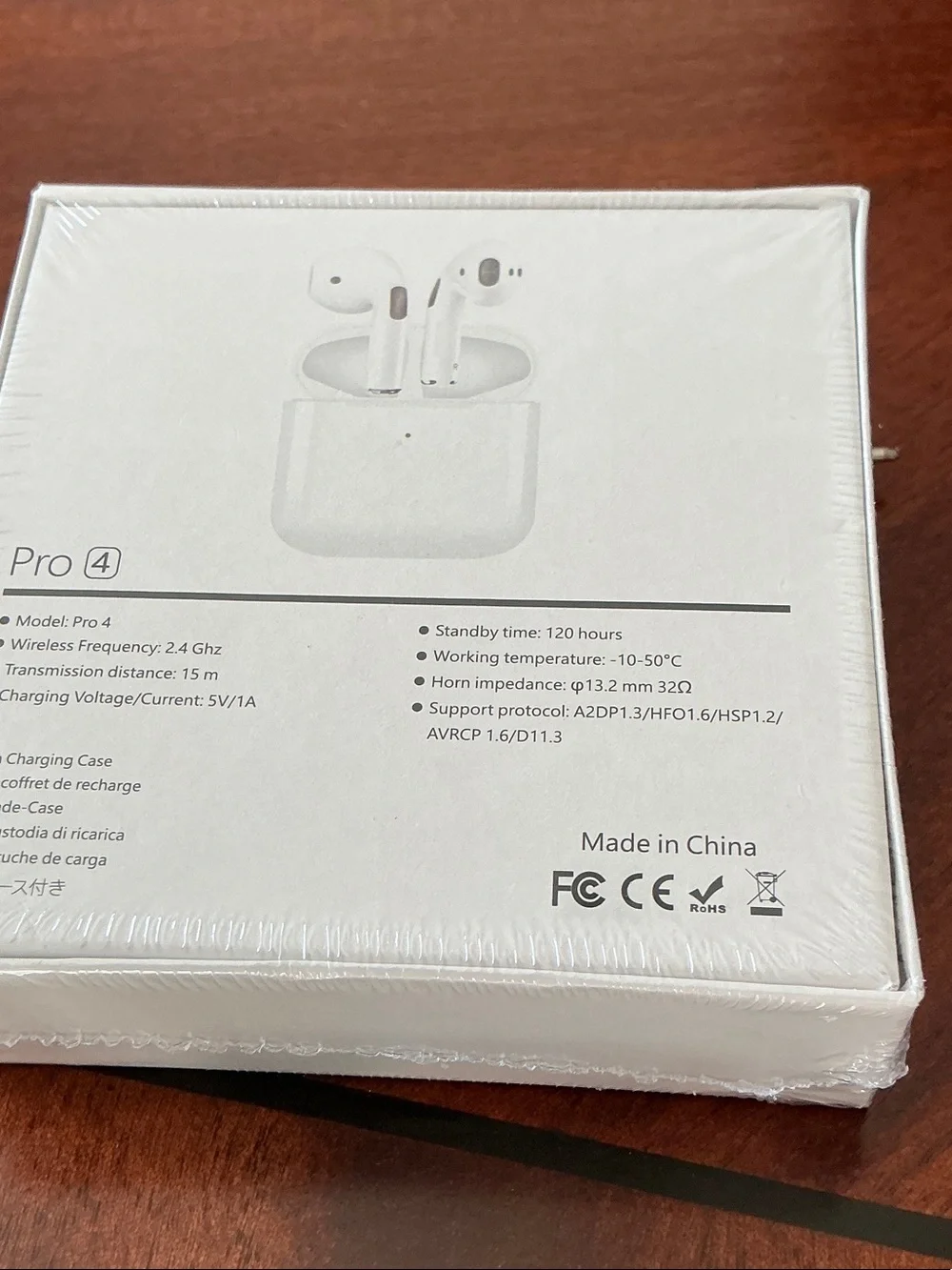 Pro 4 True Wireless Stereo Earbuds - White